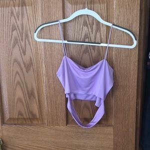 Purple Crop Top